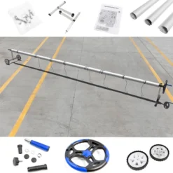 XtremepowerUS Pool Cover Reel Set, 21' Ft Aluminum Solar Cover Reel W/Hand Crank Roller -Swimline Shop GUEST a5e45a6c 74de 4d17 a923 5271eeff6020