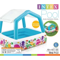 Intex Ocean Scene Kiddie Pool With Shade Canopy & Ocean Play Kiddie Pool & Games -Swimline Shop GUEST a70c44bc fc74 4a24 8b78 6de8f9637541