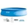 Intex Easy Set Inflatable 18' X 48" Round Above Ground Outdoor Swimming Pool With Filter Pump, Ladder, And Deluxe Maintenance Pool Cleaning Kit -Swimline Shop GUEST a74b79de 2db4 4bf0 9883 3ffbd0fa383e