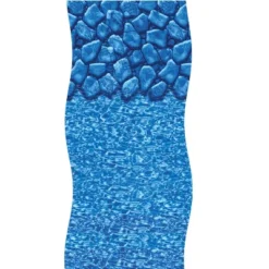 Swimline Swirl Round Overlap Liner For Above Ground Swimming Pools 15' - Blue