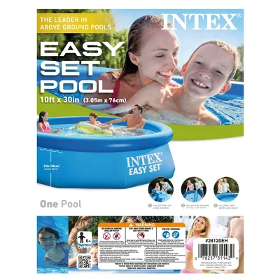 Intex 10’ X 30'" Above Ground Inflatable Pool And Cartridge Filter Pump System 5 Intex 10’ X 30'" Above Ground Inflatable Pool And Cartridge Filter Pump System - Image 3