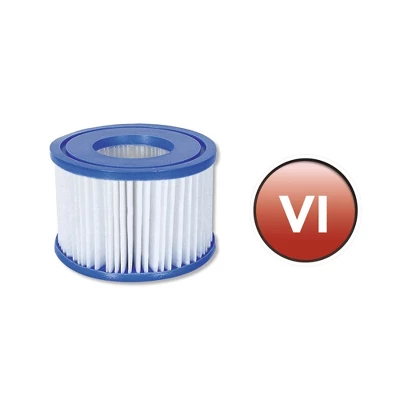 Bestway 90352E-BW Lightweight Filter Pump Type VI Replacement Drop Down Cartridges For SaluSpa Inflatable Hot Tub Spas (4 Pack) 4 Bestway 90352E-BW Lightweight Filter Pump Type VI Replacement Drop Down Cartridges For SaluSpa Inflatable Hot Tub Spas (4 Pack) - Image 2