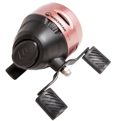 Fishing Pole - 64-Inch Fiberglass And Stainless Steel Rod And Pre-Spooled Reel Combo For Lake, Pond And Stream Casting By Leisure Sports (Pink) 5 Fishing Pole - 64-Inch Fiberglass And Stainless Steel Rod And Pre-Spooled Reel Combo For Lake, Pond And Stream Casting By Leisure Sports (Pink) - Image 3