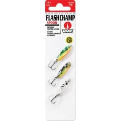VMC 1/32 Oz. Ultra Glow Flash Clamp Spoon Fishing Lure 3-Pack