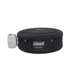 Bestway Coleman Miami AirJet 2 To 4 Person Inflatable Hot Tub Round Portable Outdoor Spa With 120 AirJets And EnergySense Energy Saving Cover, Black -Swimline Shop GUEST b8ad14be cf02 4913 9d90 e58412578c39