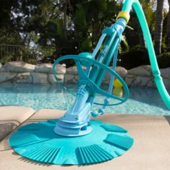 XtremepowerUS Automatic Swimming Pool Cleaners Set With Vacuum Hose Suction Hose, Aqua
