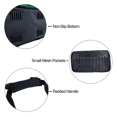 Leisure Sports Tackle Bag For Fishing - Soft Sided Tackle Box And Accessory Pack - Shoulder Strap And All-Weather Water-Resistant Canvas (Green) 5 Leisure Sports Tackle Bag For Fishing - Soft Sided Tackle Box And Accessory Pack - Shoulder Strap And All-Weather Water-Resistant Canvas (Green) - Image 3