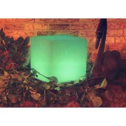 Swim Central 9.5" Chill Lite Floating Swimming Pool Choose-A-Color Cube Light