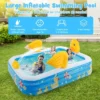 Costway Inflatable Swimming Pool Duck Themed Kiddie Pool W/ Sprinkler For Age 3+ -Swimline Shop GUEST be23cfb3 0d77 4be5 839e ec0d4b1fa551