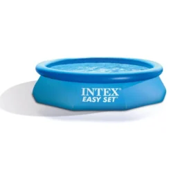 Intex 10' X 30" Easy Set Above Ground Pool + Kokido Krill Automatic Vacuum