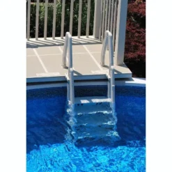 Vinyl Works Deluxe Adjustable 24 In In-Pool Step Ladder Entry System For Above Ground Swimming Pools With 2 Rails And Non-Slip Surface, White (2 Pack) -Swimline Shop GUEST c239ec12 723b 4788 8d0c 05b4e78b6848