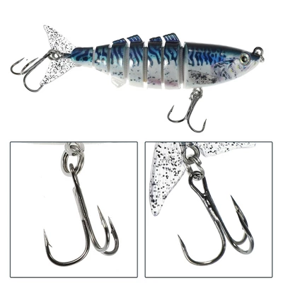 Unique Bargains Fishing Lures Jerk Baits For Bass Fishing Lifelike Freshwater Lures ABS Blue 0.06lb 3 Pcs 7 Unique Bargains Fishing Lures Jerk Baits For Bass Fishing Lifelike Freshwater Lures ABS Blue 0.06lb 3 Pcs - Image 5