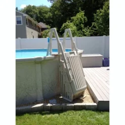 Vinyl Works AF Adjustable 24 Inch Gated Entry Above Ground Pool Ladder, Taupe 7 Vinyl Works AF Adjustable 24 Inch Gated Entry Above Ground Pool Ladder, Taupe -Swimline Shop GUEST c8428954 77d9 45e2 9af3 89e79fbc5ca3