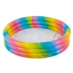 Intex 58449EP Rainbow Ombre 3 Ring Circular Inflatable Outdoor Swimming Pool With For Kids Ages 2 Years Or Older -Swimline Shop GUEST cddd1234 9cc5 4de3 83fb 77dfd3837203