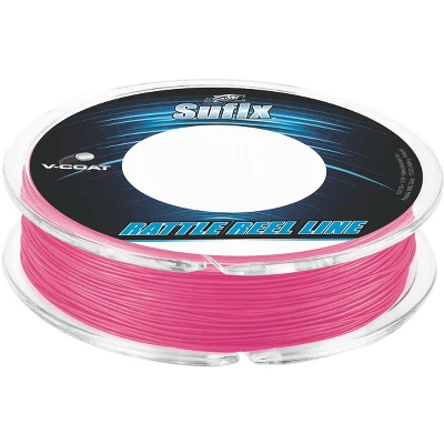 Sufix 50 Yard Rattle Reel V-Coat Fishing Line - Hot Pink 4 Sufix 50 Yard Rattle Reel V-Coat Fishing Line - Hot Pink - Image 2