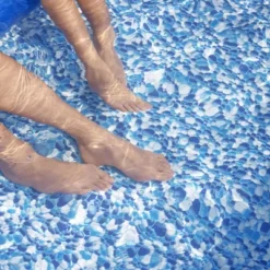 H2OGO! Splash Paradise Outdoor Inflatable Family Swimming Pool With Mosaic Print Floor, Headrests, And Cup Holders, Blue -Swimline Shop GUEST cebbbdc6 264c 4acf b7a9 b9f4e5bb0803