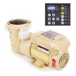 XtremepowerUS 1.5HP Variable Speed Swimming Pool Pump ECO High-Flo Timer Control Digital Panel With Fitting Set, Beige -Swimline Shop GUEST cf278431 3279 4a8b 8657 d69aa364e785