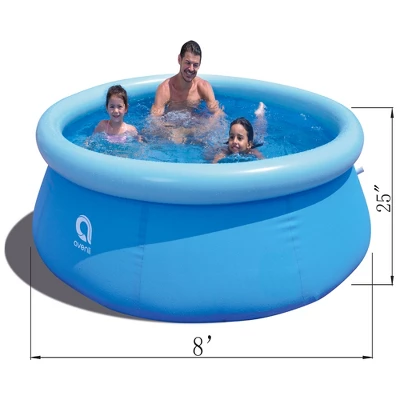 JLeisure Avenli 8' X 25" & 5' X 16.5" 2 To 3 Person Capacity Prompt Set And Sea Otter Above Ground Kids Inflatable Outdoor Swimming Pool (2 Pack) 4 JLeisure Avenli 8' X 25" & 5' X 16.5" 2 To 3 Person Capacity Prompt Set And Sea Otter Above Ground Kids Inflatable Outdoor Swimming Pool (2 Pack) - Image 2