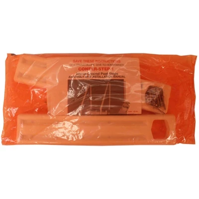 Confer Above Ground Swimming Pool Ladder Heavy Duty Step System Entry (2 Pack) 6 Confer Above Ground Swimming Pool Ladder Heavy Duty Step System Entry (2 Pack) - Image 4