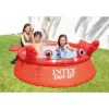 Intex 26100EH Happy Crab Easy Set 6ft X 20in Round Inflatable Ring Backyard Kids Toddler Kiddie Swimming Wading Pool, Red -Swimline Shop GUEST d72ac908 03da 4152 9548 7b0fd4dfd76b