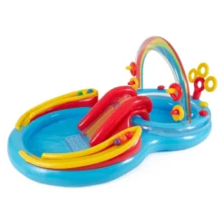 Intex Rainbow Slide Inflatable Pool And Water Slide Ring Center -Swimline Shop GUEST e19149b9 9537 4a51 89e6 41052b08ab2c