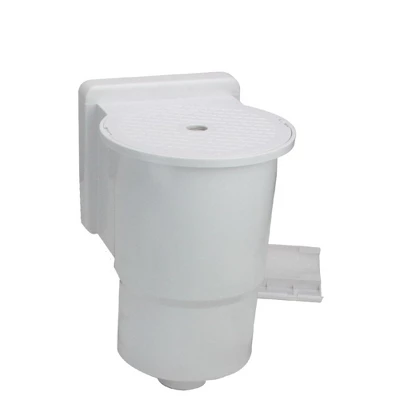 Northlight Wide-Mouth Thru-Wall Skimmer With Brace And Face Plate 13.75" - White 4 Northlight Wide-Mouth Thru-Wall Skimmer With Brace And Face Plate 13.75" - White - Image 2