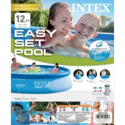 Intex 28131EH 12 Foot X 30 Inch Easy Set Above Ground Inflatable 4 Person Swimming Pool With 530 GPH Filter Pump For Children And Adults -Swimline Shop GUEST e421b085 0ce6 4087 8d17 0331d4f68773