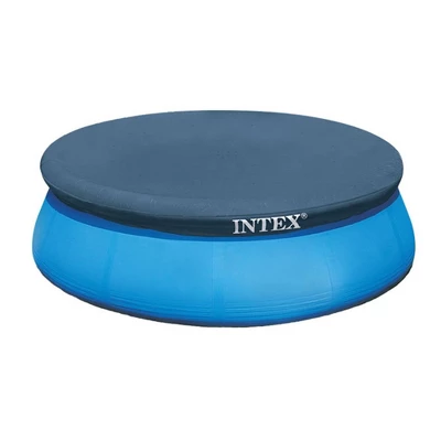 Intex Easy Set 8 Foot X 30 Inch Inflatable Round Above Ground Outdoor Backyard Swimming Pool With Protective Round Vinyl Pool Cover 3 Intex Easy Set 8 Foot X 30 Inch Inflatable Round Above Ground Outdoor Backyard Swimming Pool With Protective Round Vinyl Pool Cover