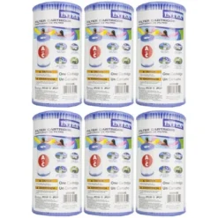 Intex 18'x48" Inflatable Easy Set Above Ground Pool Set And 6-Pack Filter Cartridge -Swimline Shop GUEST e880f806 fdc9 4518 8f0f d203c7b92e84 1