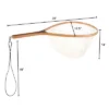 Leisure Sports Catch And Release Landing Fly Fishing Net - Natural Wood