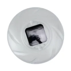 Pool Central 7.5" Clear Color Changing Solar Powered Floating Disc Pool Light