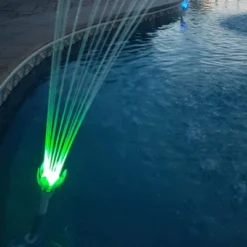 Magic Pool Fountain Multicolor LED Water Powered Swimming Pool Fountain W/Color Changing Light Bulb, Pool Jet Powered No Electricity, Red, Green, Blue -Swimline Shop GUEST f1d0fe3d c0e5 47e9 9ff0 b4cb215ac163
