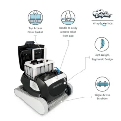 Dolphin Explorer E30 Robotic Pool Vacuum Cleaner With Wi-Fi Control