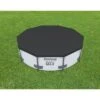 Bestway Flowclear PVC Round 10 Foot Pool Cover For Above Ground Frame Pools With Drain Holes And Secure Tie-Down Ropes, Black (Cover Only) -Swimline Shop GUEST f6bb47a4 a92b 42cc a6fe 2b1b911e8576