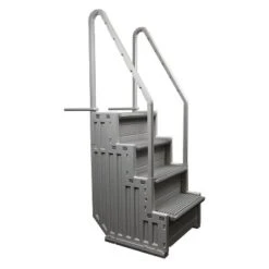 CONFER STEP-1 Above Ground Swimming Pool Ladder Step System Entry W/ Liner Pad