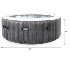 Intex PureSpa Plus 6 Person Portable Inflatable Round Hot Tub Spa With 170 Bubble Jets And Built In Heater Pump -Swimline Shop GUEST f820df34 edb4 44a1 bd34 81fc0df346a1